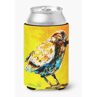 Bird Look At The Birdie Can or Bottle Beverage Insulator Hugger
