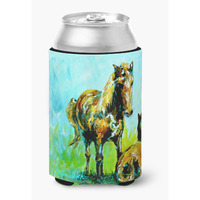 Horse Grazin Can or Bottle Beverage Insulator Hugger