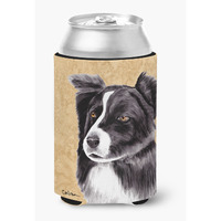 Border Collie Can or Bottle Beverage Insulator Hugger