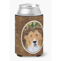 Sheltie Can or Bottle Beverage Insulator Hugger
