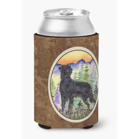 Flat Coated Retriever Can or Bottle Beverage Insulator Hugger
