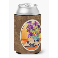 Pug Can or Bottle Beverage Insulator Hugger
