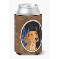 Starry Night Dachshund Can or Bottle Beverage Insulator Hugger