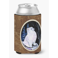 Starry Night American Eskimo Can or Bottle Beverage Insulator Hugger