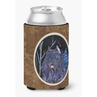 Starry Night Bouvier des Flandres Can or Bottle Beverage Insulator Hugger