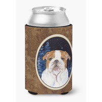 Starry Night English Bulldog Can or Bottle Beverage Insulator Hugger
