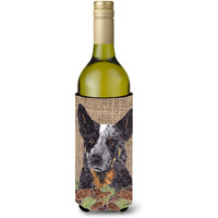 Australian Cattle Dog Wine Bottle Beverage Insulator Beverage Insulator Hugger