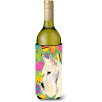 Scottish Terrier Easter Eggtravaganza Wine Bottle Beverage Insulator Beverage Insulator Hugger SS4875LITERK