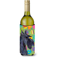 Scottish Terrier Easter Eggtravaganza Wine Bottle Beverage Insulator Beverage Insulator Hugger SS4874LITERK