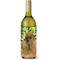 Cocker Spaniel Wine Bottle Beverage Insulator Beverage Insulator Hugger SS8809LITERK