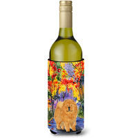 Chow Chow Wine Bottle Beverage Insulator Beverage Insulator Hugger SS7001LITERK