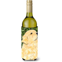 Golden Retriever Wine Bottle Beverage Insulator Beverage Insulator Hugger SS8810LITERK