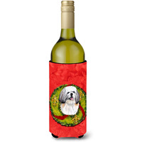 Shih Tzu Wine Bottle Beverage Insulator Beverage Insulator Hugger SC9108LITERK