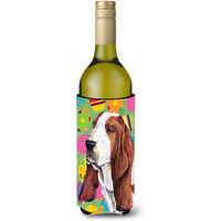 Basset Hound Easter Eggtravaganza Wine Bottle Beverage Insulator Beverage Insulator Hugger SC9452LITERK