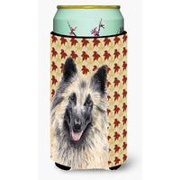 Belgian Tervuren Fall Leaves Portrait  Tall Boy Beverage Insulator Beverage Insulator Hugger