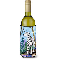 Dalmatian Wine Bottle Beverage Insulator Beverage Insulator Hugger