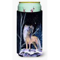 Starry Night Chinese Crested  Tall Boy Beverage Insulator Beverage Insulator Hugger