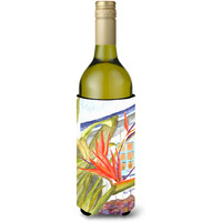Flower - Bird of Paradise Wine Bottle Beverage Insulator Beverage Insulator Hugger RDR2005LITERK