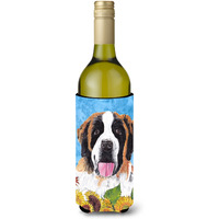 Saint Bernard Wine Bottle Beverage Insulator Beverage Insulator Hugger SC9076LITERK
