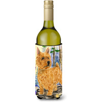 Norwich Terrier Wine Bottle Beverage Insulator Beverage Insulator Hugger SS8011BLITERK