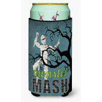 Monster Mash with Mummy Halloween  Tall Boy Beverage Insulator Beverage Insulator Hugger