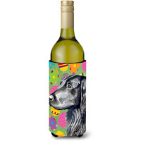 Flat Coated Retriever Easter Eggtravaganza Wine Bottle Beverage Insulator Beverage Insulator Hugger