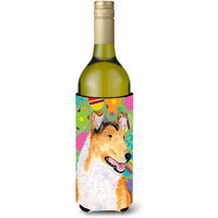 Collie Smooth Easter Eggtravaganza Wine Bottle Beverage Insulator Beverage Insulator Hugger
