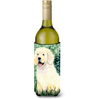 Golden Retriever Wine Bottle Beverage Insulator Beverage Insulator Hugger SS8739LITERK