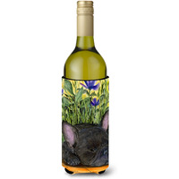 French Bulldog Wine Bottle Beverage Insulator Beverage Insulator Hugger SS8674LITERK