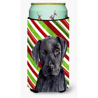 Labrador Candy Cane Holiday Christmas  Tall Boy Beverage Insulator Beverage Insulator Hugger