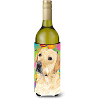 Labrador Easter Eggtravaganza Wine Bottle Beverage Insulator Beverage Insulator Hugger SC9456LITERK