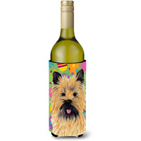 Cairn Terrier Easter Eggtravaganza Wine Bottle Beverage Insulator Beverage Insulator Hugger SC9455LITERK