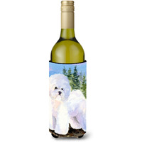 Bichon Frise Wine Bottle Beverage Insulator Beverage Insulator Hugger SS8916LITERK