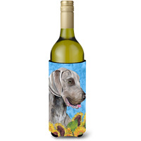 Weimaraner Wine Bottle Beverage Insulator Beverage Insulator Hugger
