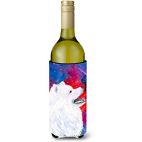 Samoyed Wine Bottle Beverage Insulator Beverage Insulator Hugger SS8752LITERK
