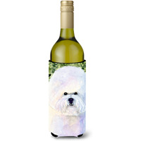 Bichon Frise Wine Bottle Beverage Insulator Beverage Insulator Hugger SS8919LITERK
