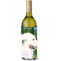 Great Pyrenees Wine Bottle Beverage Insulator Beverage Insulator Hugger SS8922LITERK