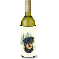 Rottweiler Wine Bottle Beverage Insulator Beverage Insulator Hugger SS8049LITERK