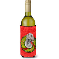 Weimaraner Wine Bottle Beverage Insulator Beverage Insulator Hugger SC9086LITERK