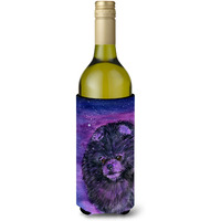 Starry Night Pomeranian Wine Bottle Beverage Insulator Beverage Insulator Hugger SS8501LITERK