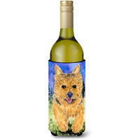 Norwich Terrier Wine Bottle Beverage Insulator Beverage Insulator Hugger SS8993LITERK