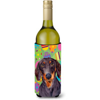 Dachshund Easter Eggtravaganza Wine Bottle Beverage Insulator Beverage Insulator Hugger LH9403LITERK