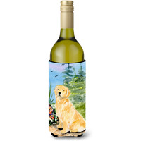 Golden Retriever Wine Bottle Beverage Insulator Beverage Insulator Hugger SS8758LITERK