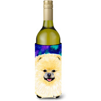 Pomeranian Wine Bottle Beverage Insulator Beverage Insulator Hugger SS8997LITERK