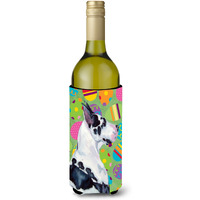 Great Dane Easter Eggtravaganza Wine Bottle Beverage Insulator Beverage Insulator Hugger LH9416LITERK