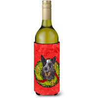 Australian Cattle Dog Wine Bottle Beverage Insulator Beverage Insulator Hugger SC9090LITERK