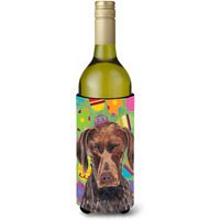 German Shorthaired Pointer Easter Eggtravaganza Wine Bottle Beverage Insulator Beverage Insulator Hugger