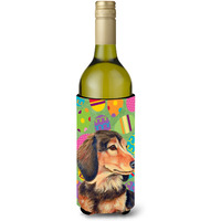 Dachshund Easter Eggtravaganza Wine Bottle Beverage Insulator Beverage Insulator Hugger LH9436LITERK