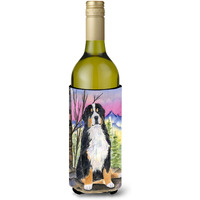 Bernese Mountain Dog Wine Bottle Beverage Insulator Beverage Insulator Hugger SS8336LITERK