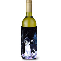 Starry Night Portuguese Water Dog Wine Bottle Beverage Insulator Beverage Insulator Hugger